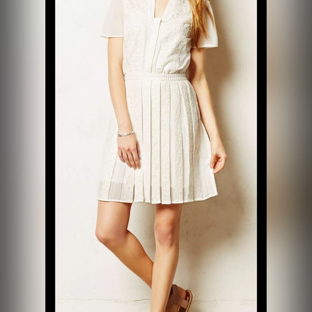 Sachin + Babi Pleated Ixora Summer Lace Dress